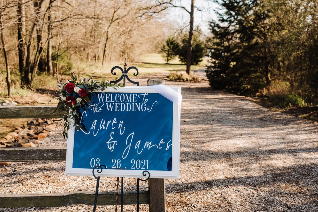 welcome to the wedding sign