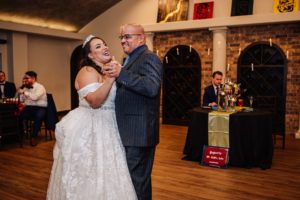 bride dancing with father