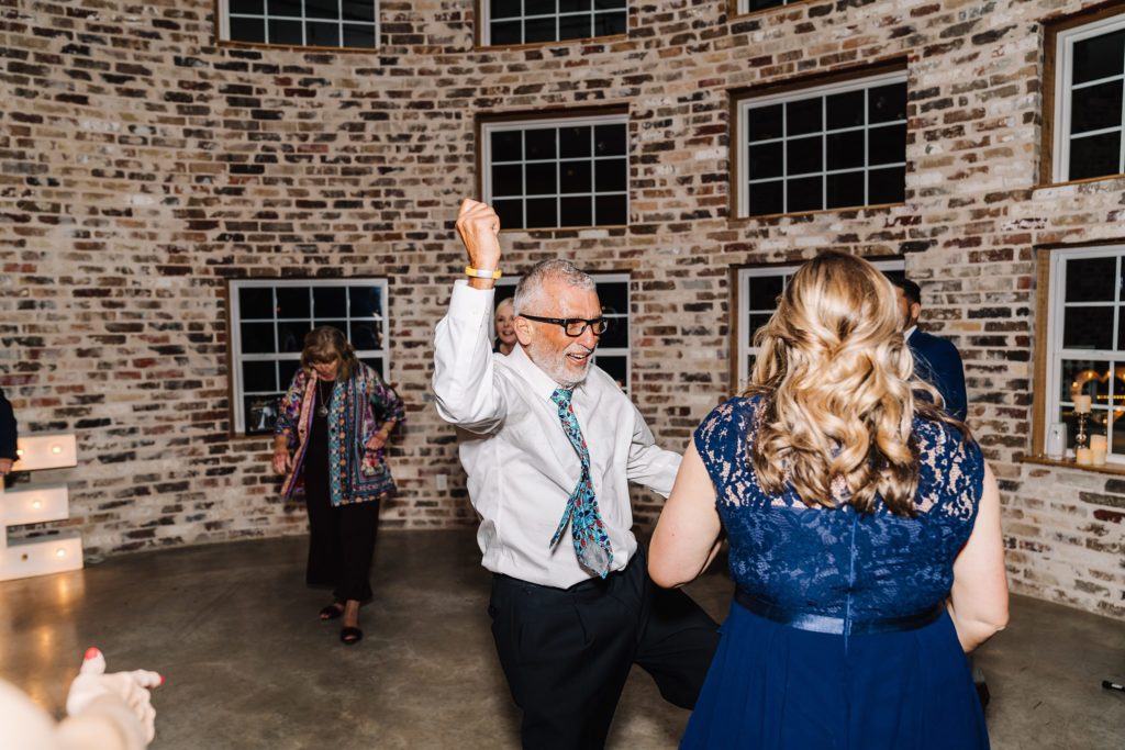 dad dancing on the dancefloor