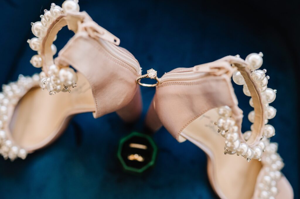 jewel toned wedding details at the room on main dallas