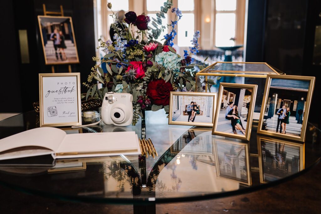 jewel toned wedding details at the room on main dallas