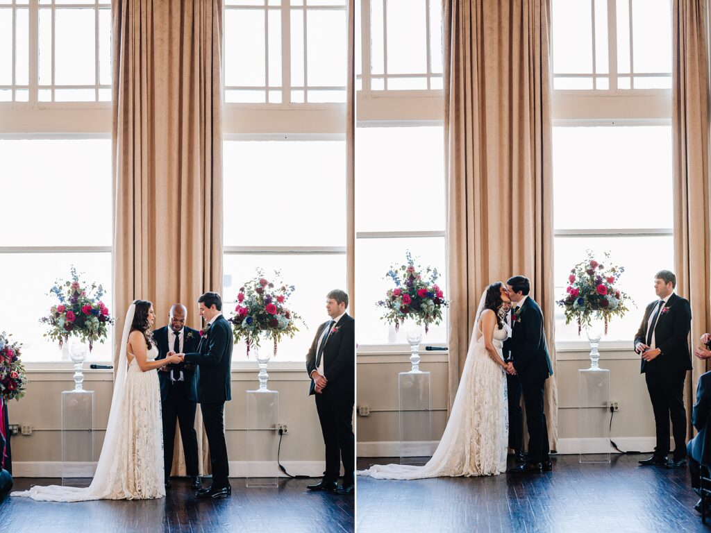downtown dallas wedding ceremony at the room on main