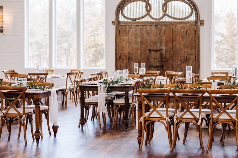 A Romantic Winter Wedding at The French Farmhouse Venue